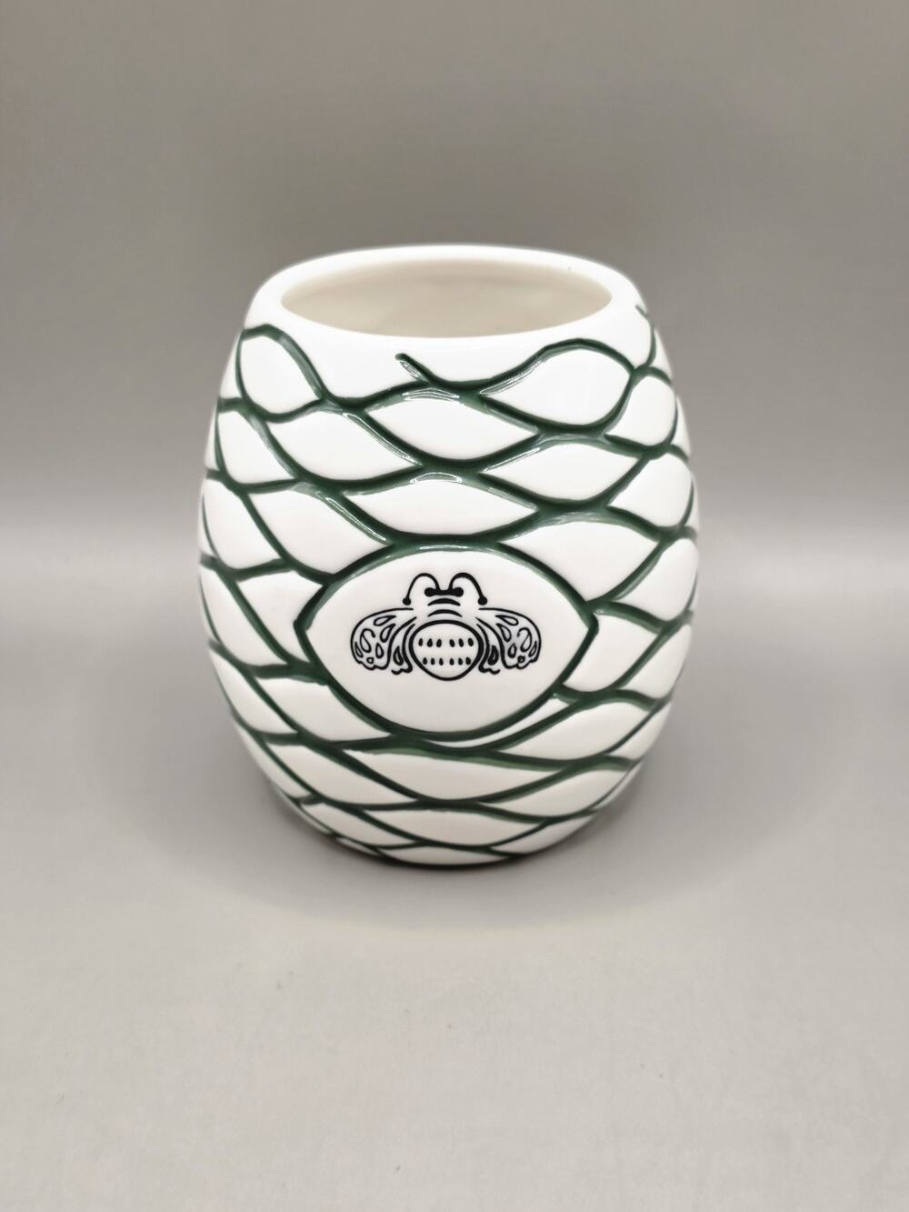 Patron Tequila Ceramic Agave Pina Tiki Mug Limited Edition Promo Bumble Bee